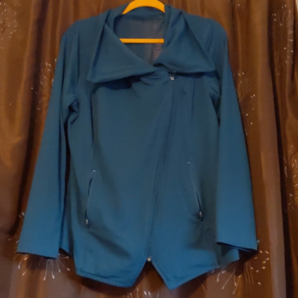 Lane Bryant Livi Active Teal Jacket 14/16